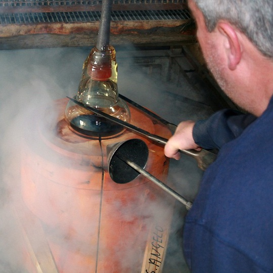 Factory visit to Salviati to oversee production of a unique lamp... #tbt #Salviati #Murano #Italy #design #michaelsodeau #michaelsodeaustudio #simplicity #glassblowing #lamp #oneoff #modern #unique