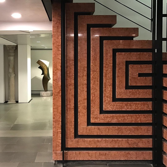 Mario Botta staircase at Fondazione Querini Stampalia... #Vicenza #biennaledivenezia #architecture #design #mariobotta #biennaledivenezia